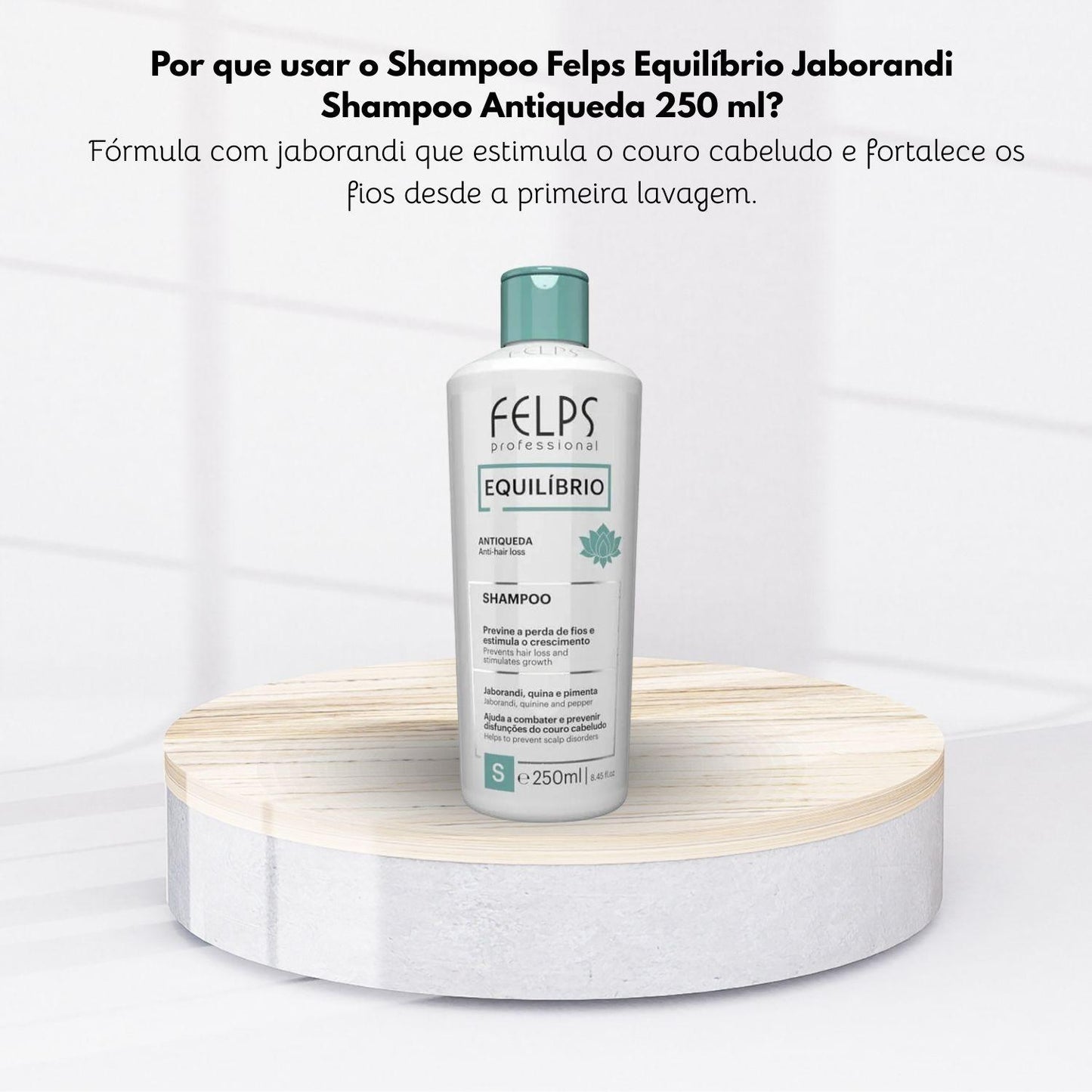 Shampoo Felps Equilíbrio Jaborandi Shampoo Antiqueda 250 ml