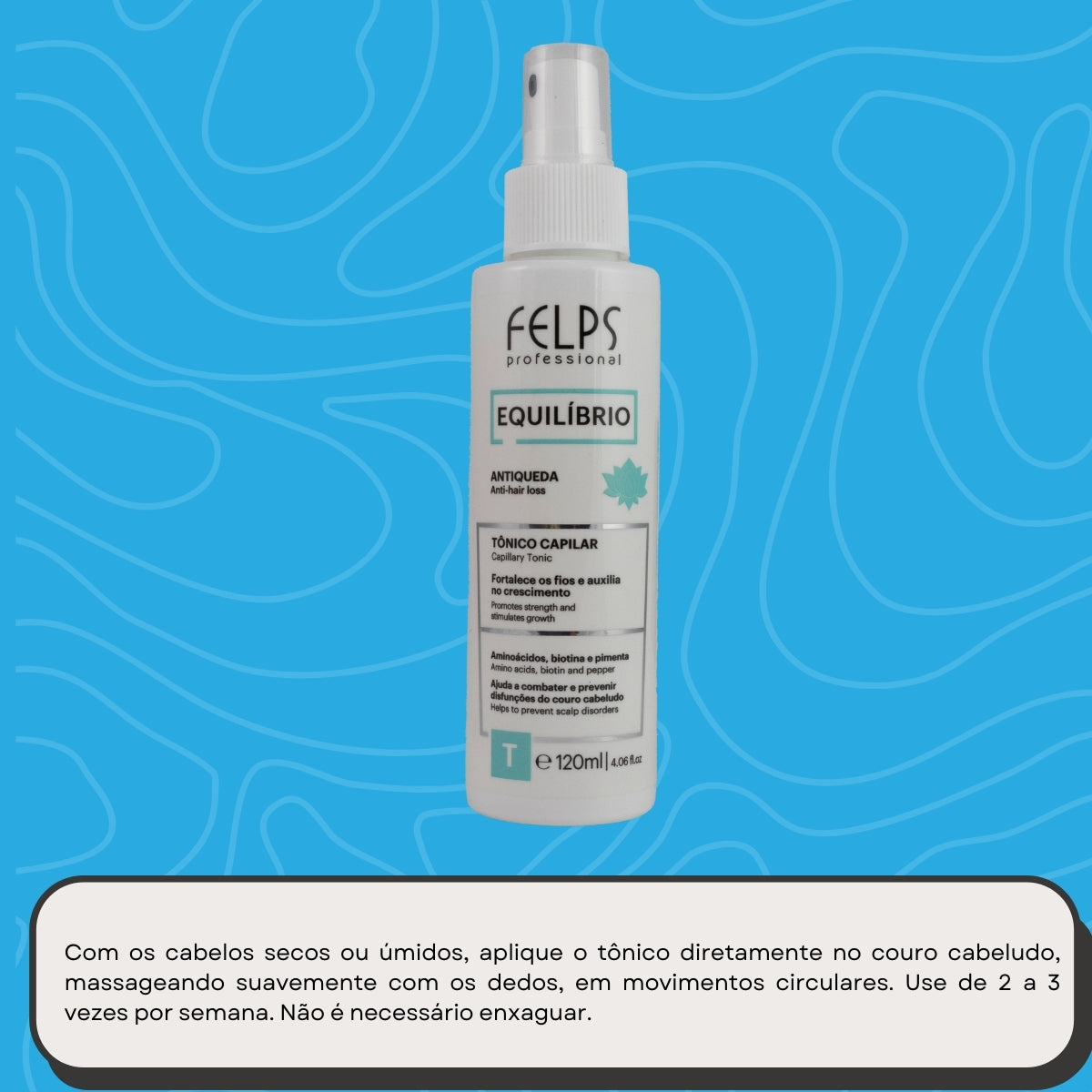 Felps Equilíbrio Antiqueda Tônico Capilar 120 ml