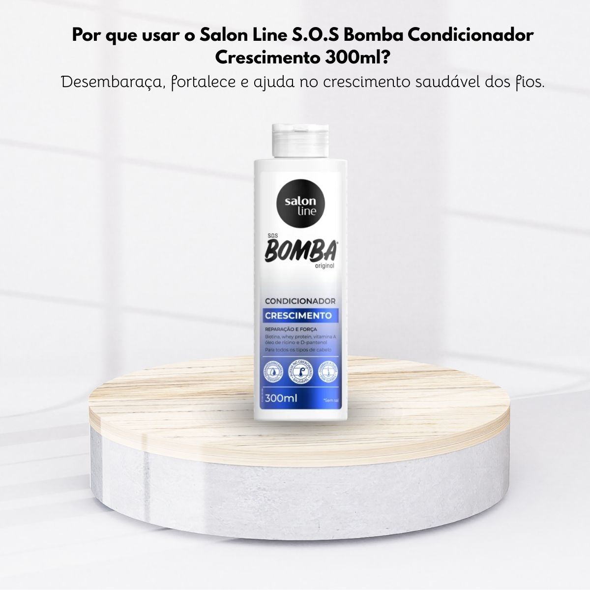 Condicionador Salon Line SOS Bomba Original 300 ml