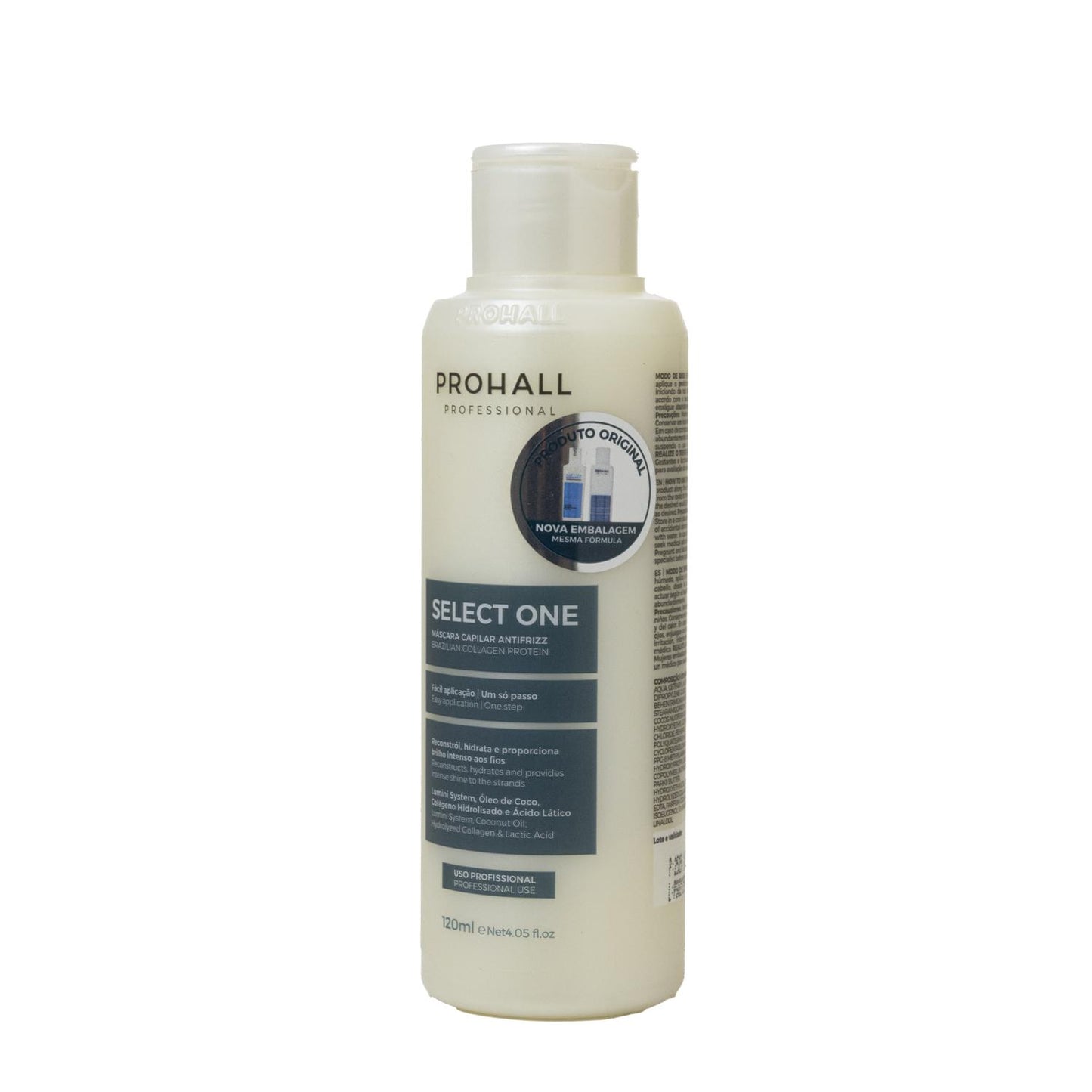 Progressiva Prohall Select One Realinhamento Térmico Máscara 120 ml