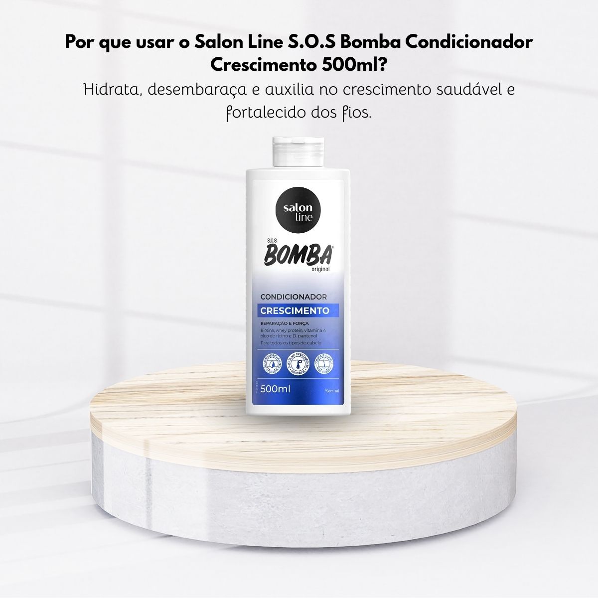 Condicionador Salon Line SOS Bomba Original 500 ml