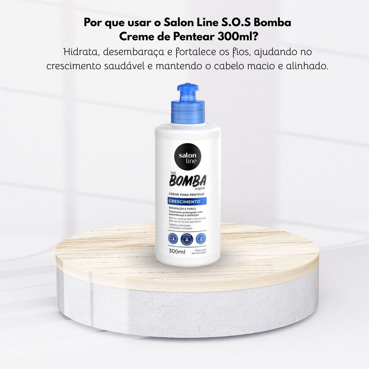 Creme de Pentear Salon Line SOS Bomba Original 300 ml