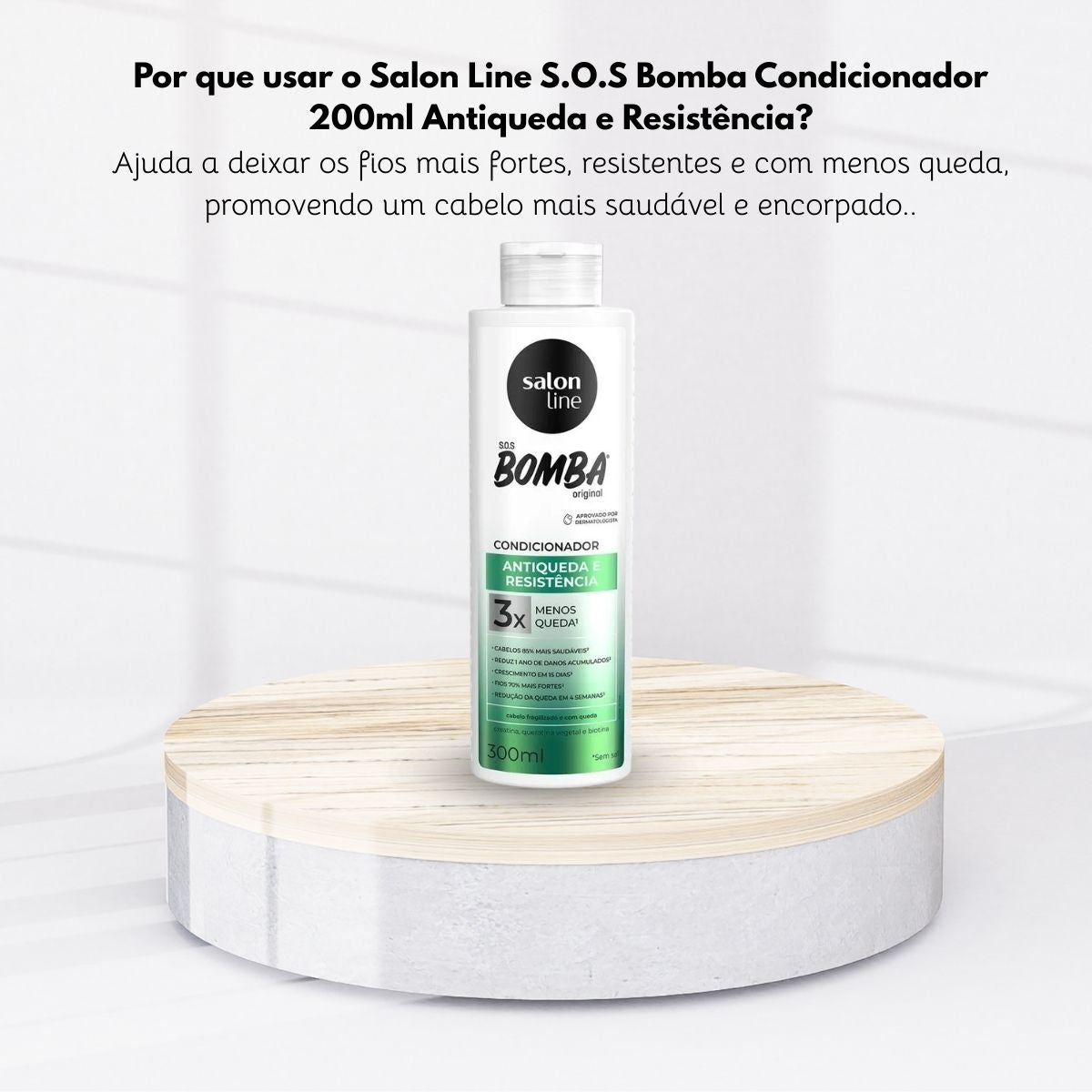 Condicionador Salon Line SOS Bomba Antiqueda 300 ml