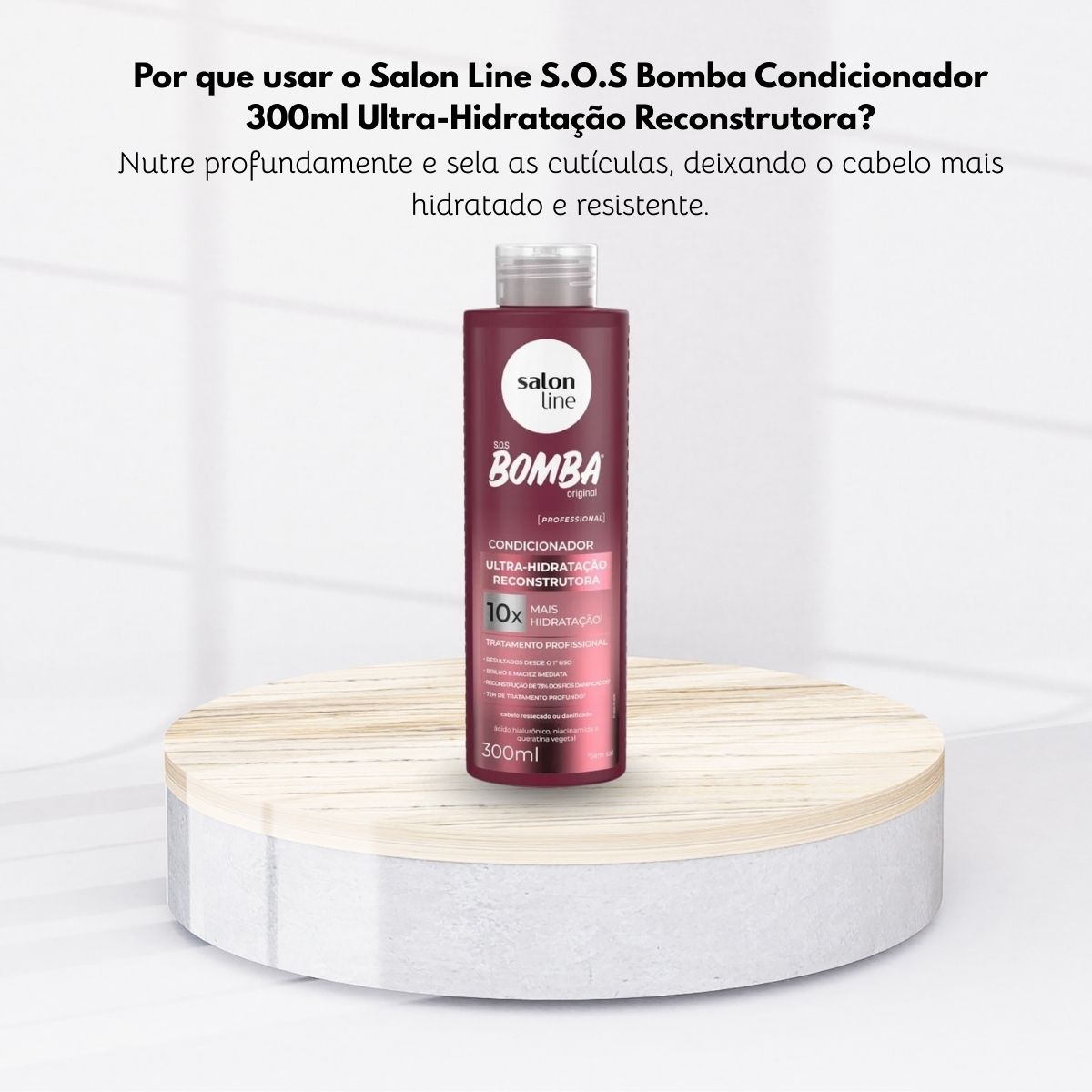 Condicionador Salon Line SOS Bomba Ultra-Hidratação 300 ml