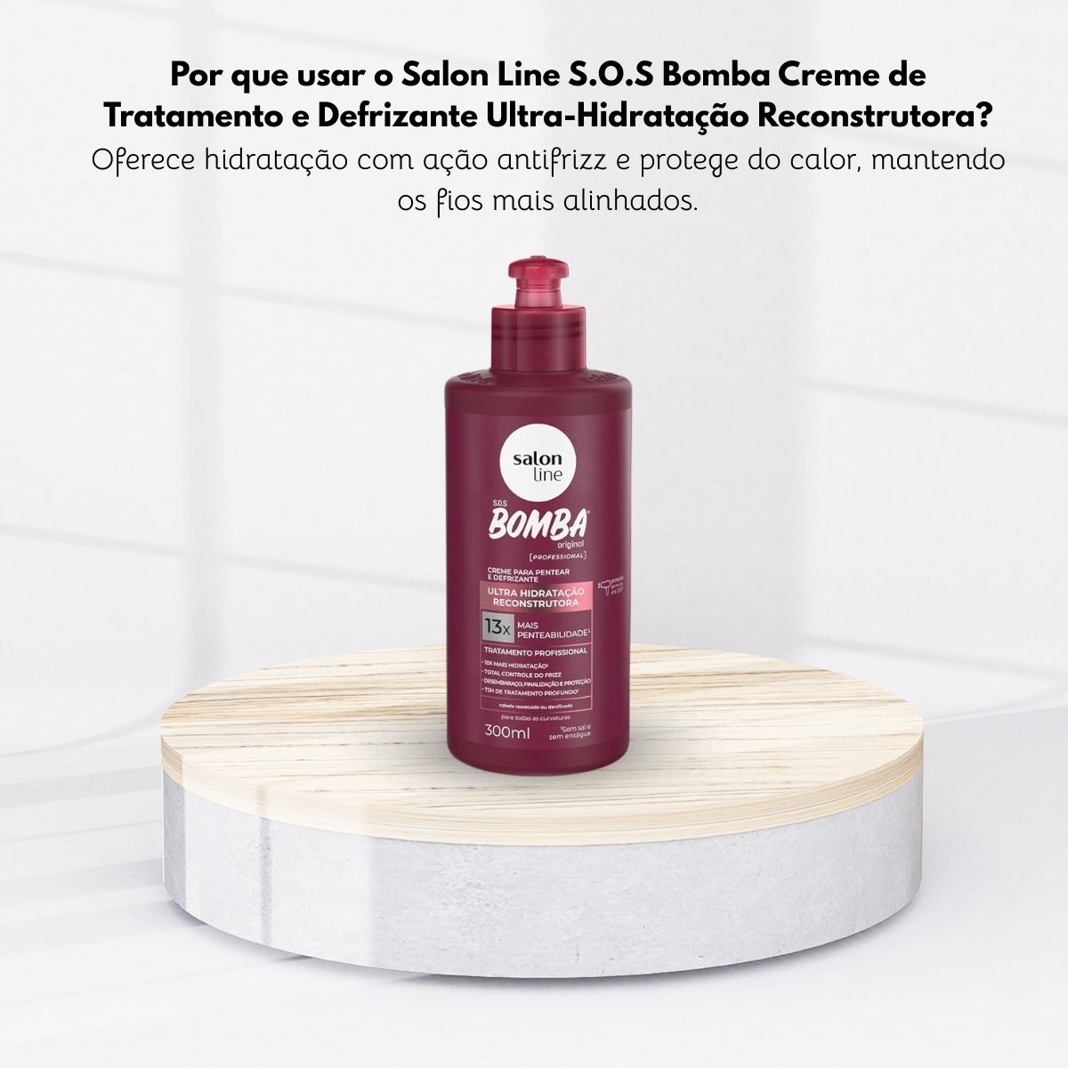 Creme de Pentear Salon Line SOS Bomba Ultra-Hidratação 300 ml