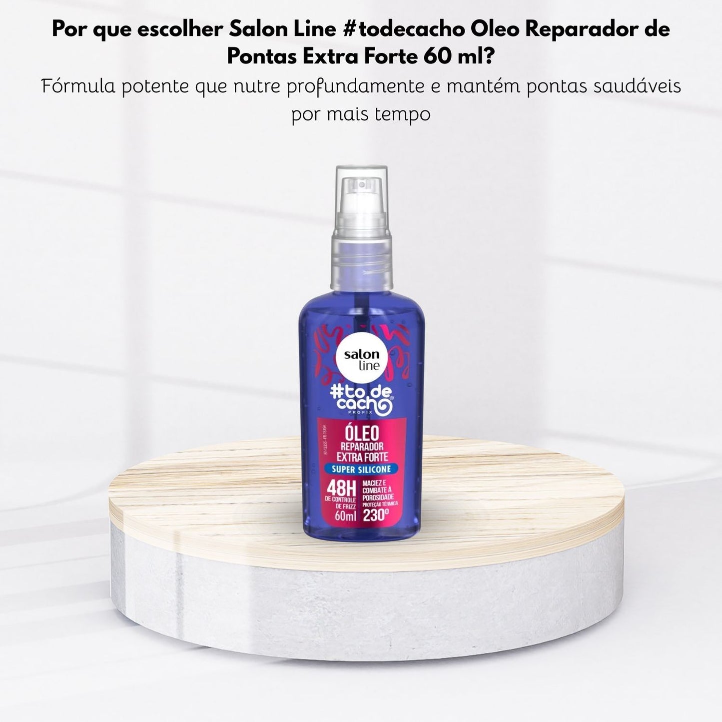 Salon Line #todecacho Oleo Reparador de Pontas Extra Forte 60 ml