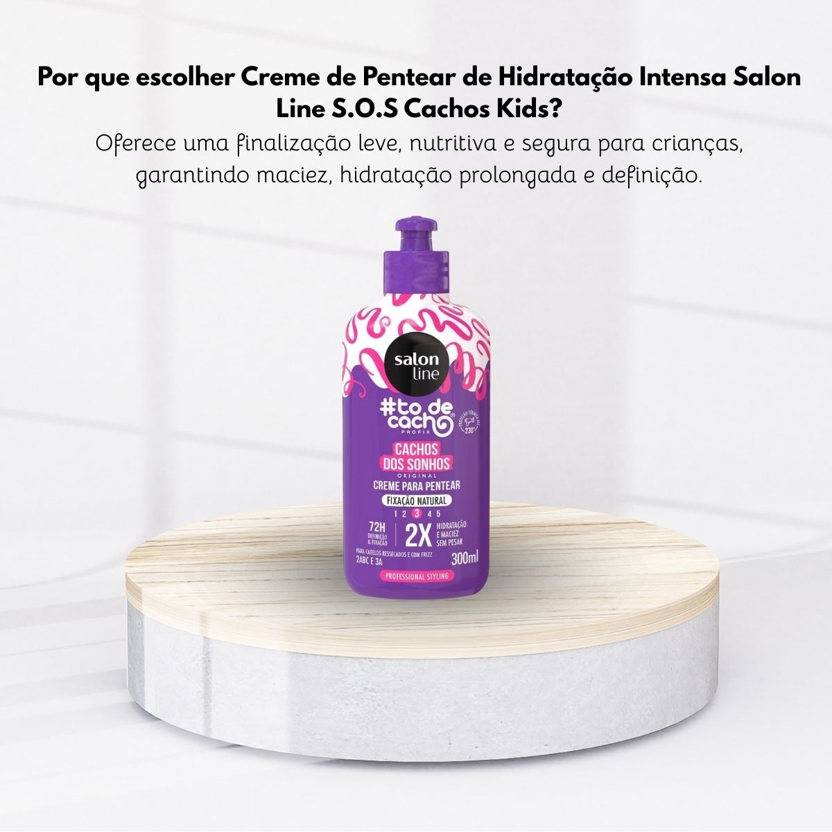 Creme de Pentear Salon Line #todecacho 300 ml