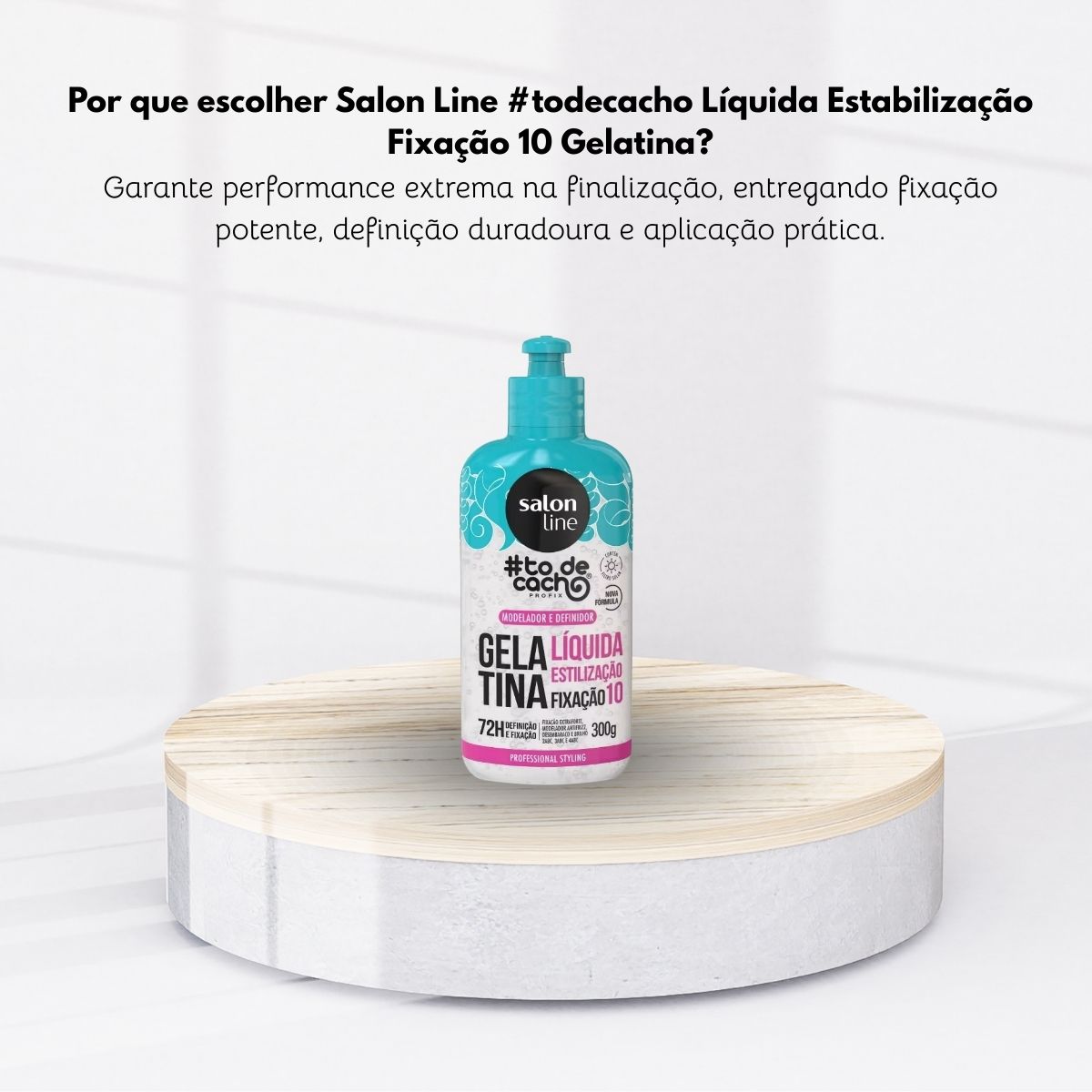 Gelatina Salon Line #todecacho Líquida Estilização 300 g