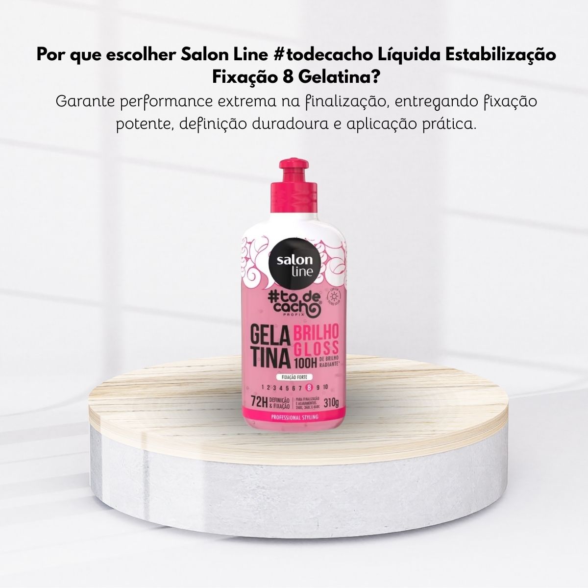 Gelatina Salon Line #todecacho Brilho Gloss 310 g