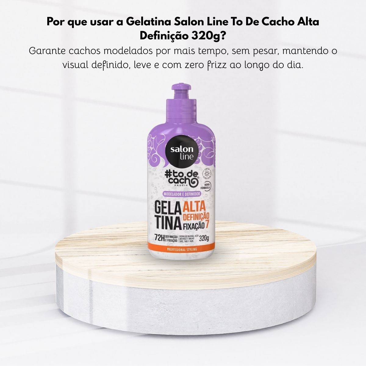 Gelatina Salon Line #todecacho Alta Definição 320 g