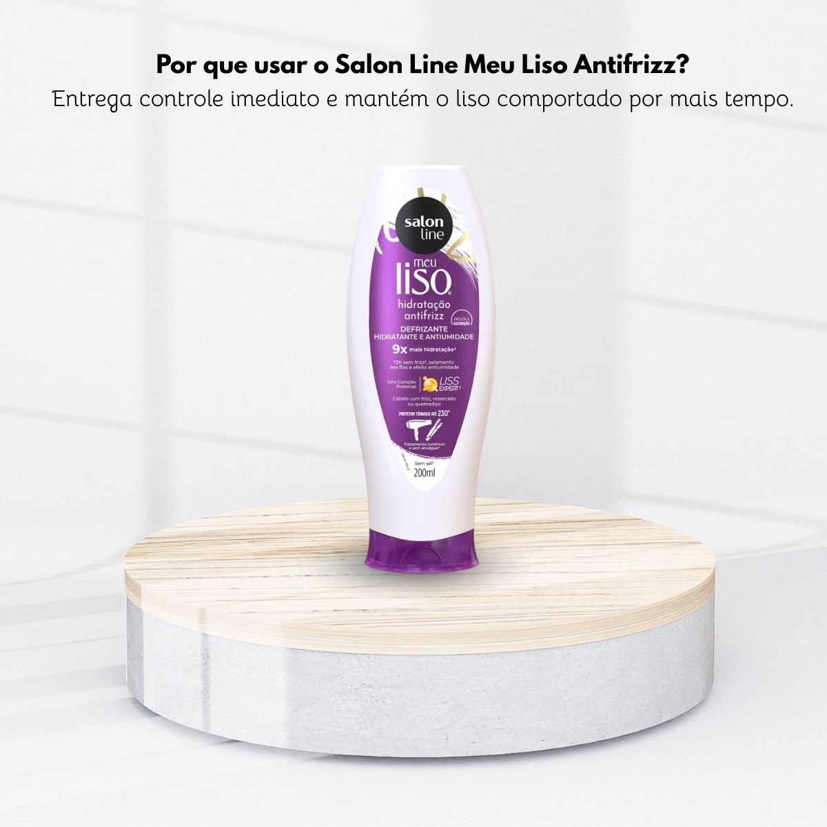 Protetor Térmico Salon Line Meu Liso Antifrizz 200 ml