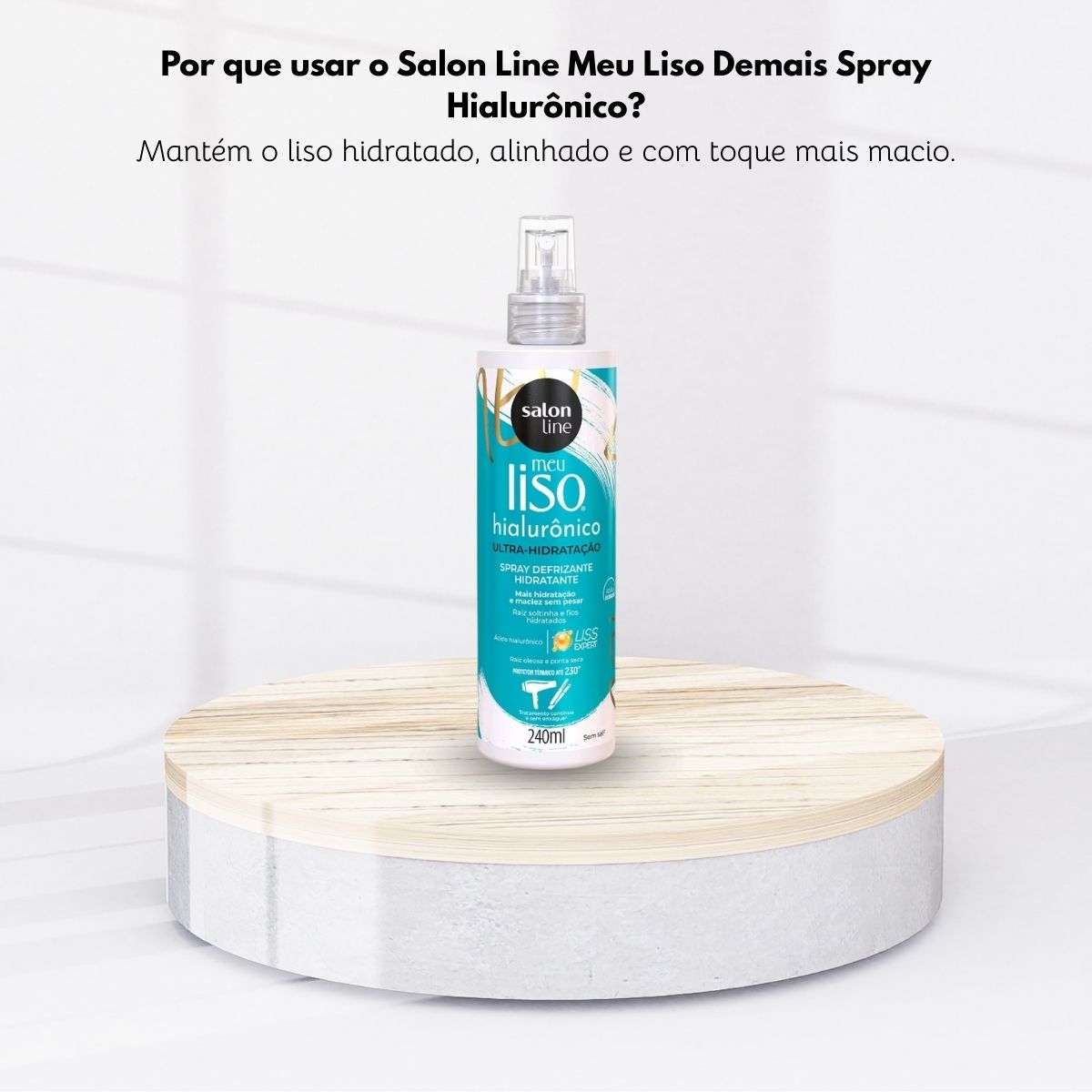 Spray Salon Line Meu Protetor Térmico Hialurônico 240 ml