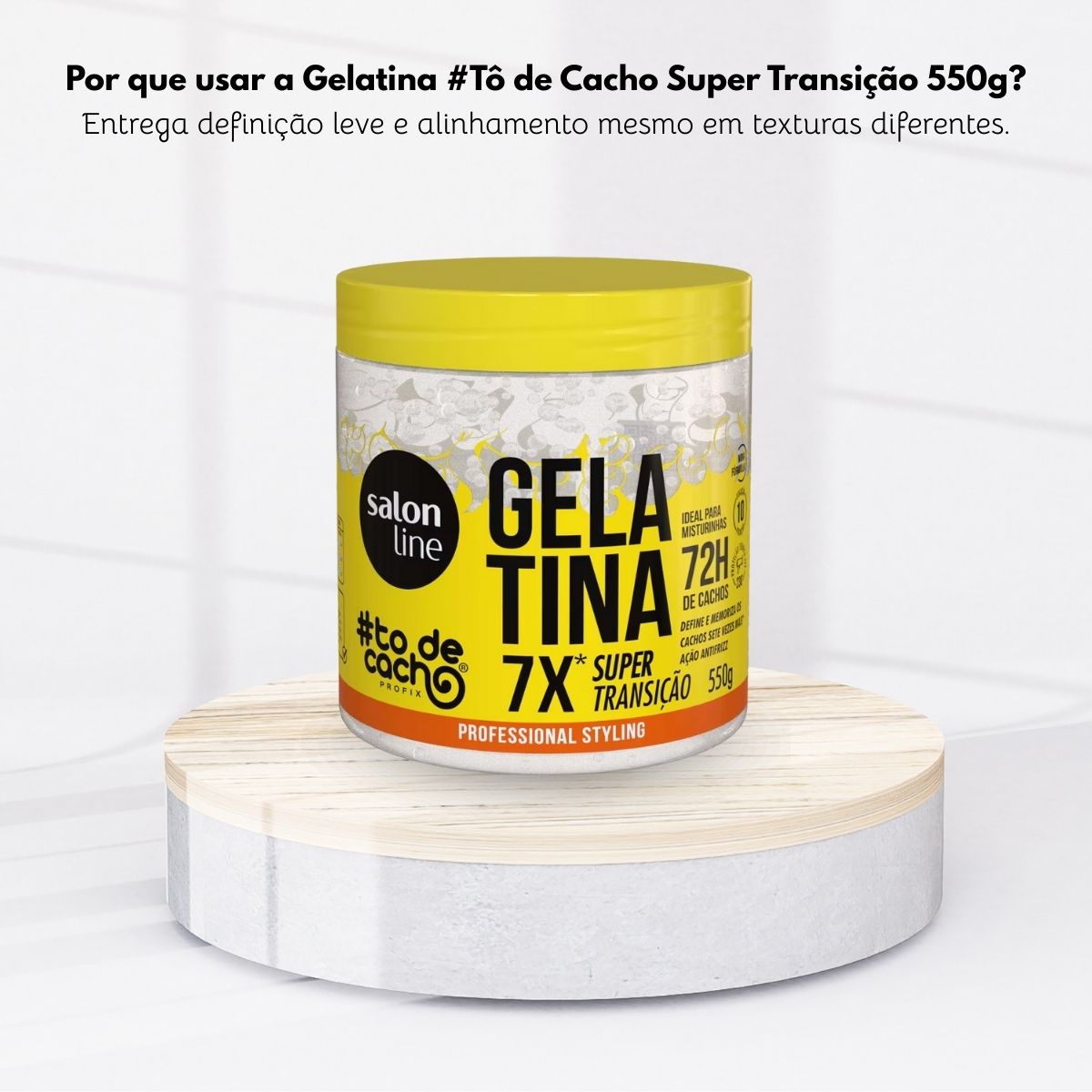Gelatina Salon Line #todecacho Super Transição 550 g