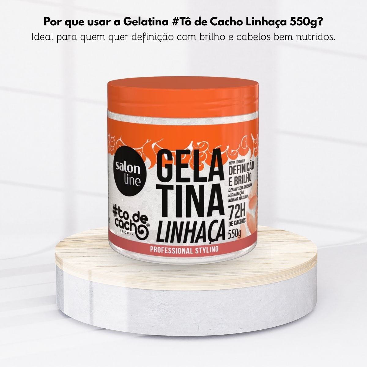 Salon Line #todecacho Gelatina Linhaça 550 g