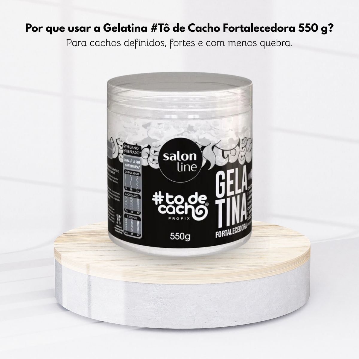 Salon Line #todecacho Gelatina Fortalecedora 550 g