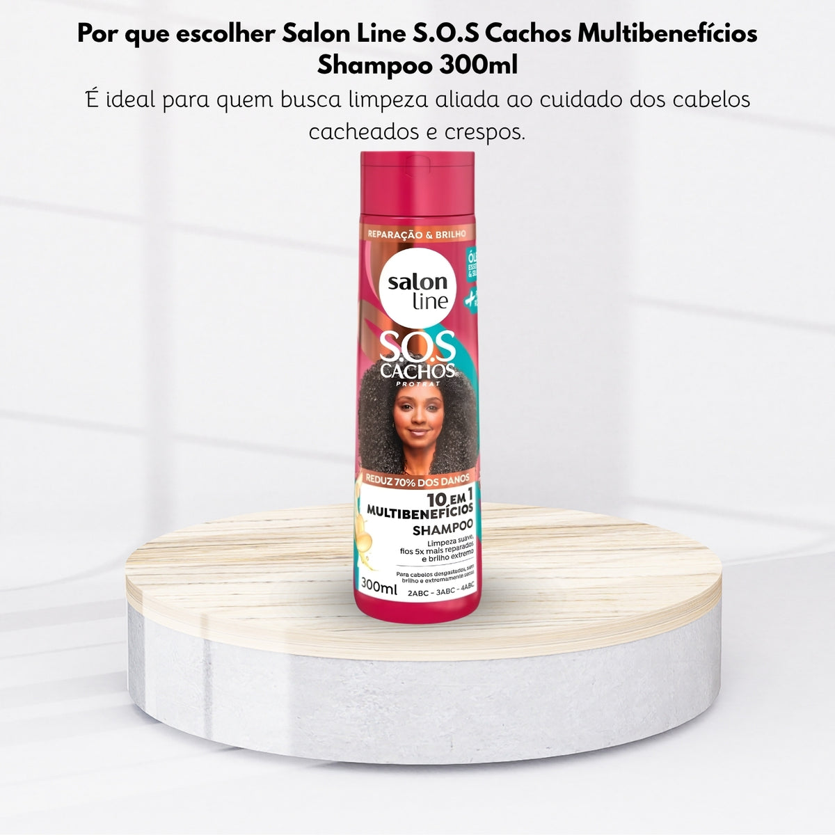 Salon Line S.O.S Cachos Multibenefícios Shampoo 300ml