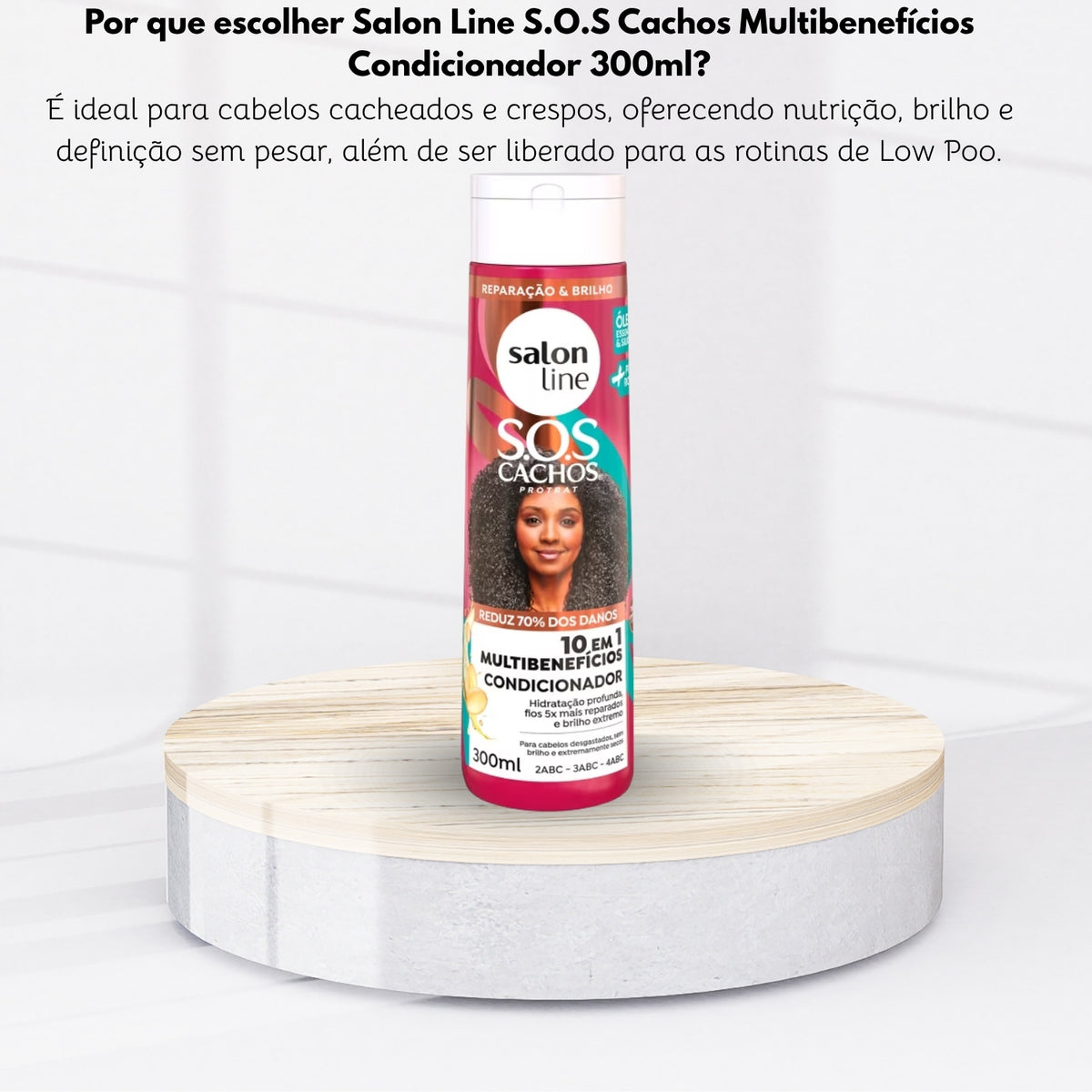 Salon Line S.O.S Cachos Multibenefícios Condicionador 300ml