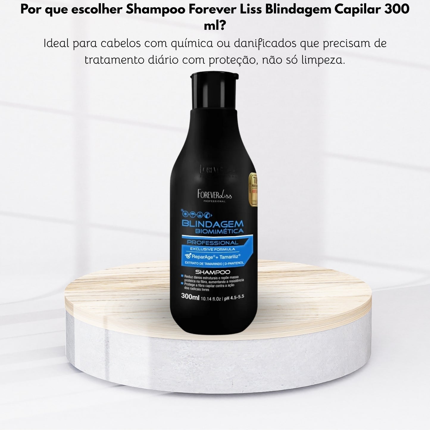 Shampoo Forever Liss Blindagem Capilar 300 ml