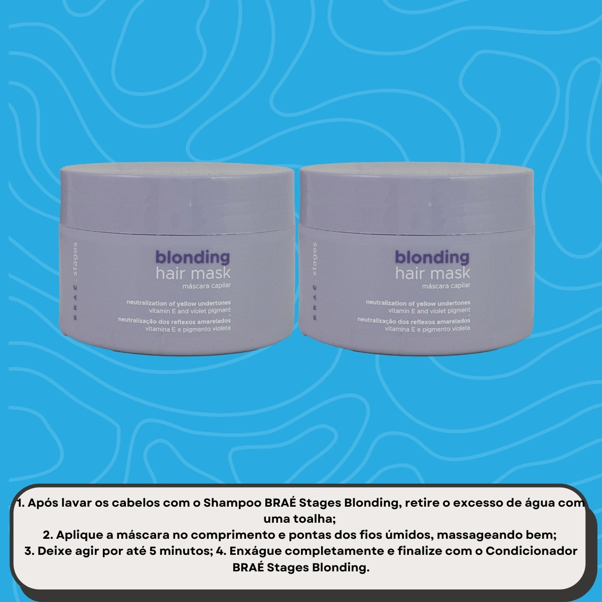 Kit Braé Stages Blonding 2 Máscara Capilar 200 g