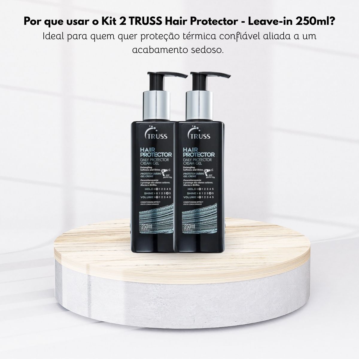 Kit Truss Daily Hair Protector 2 Leave-in 250 ml