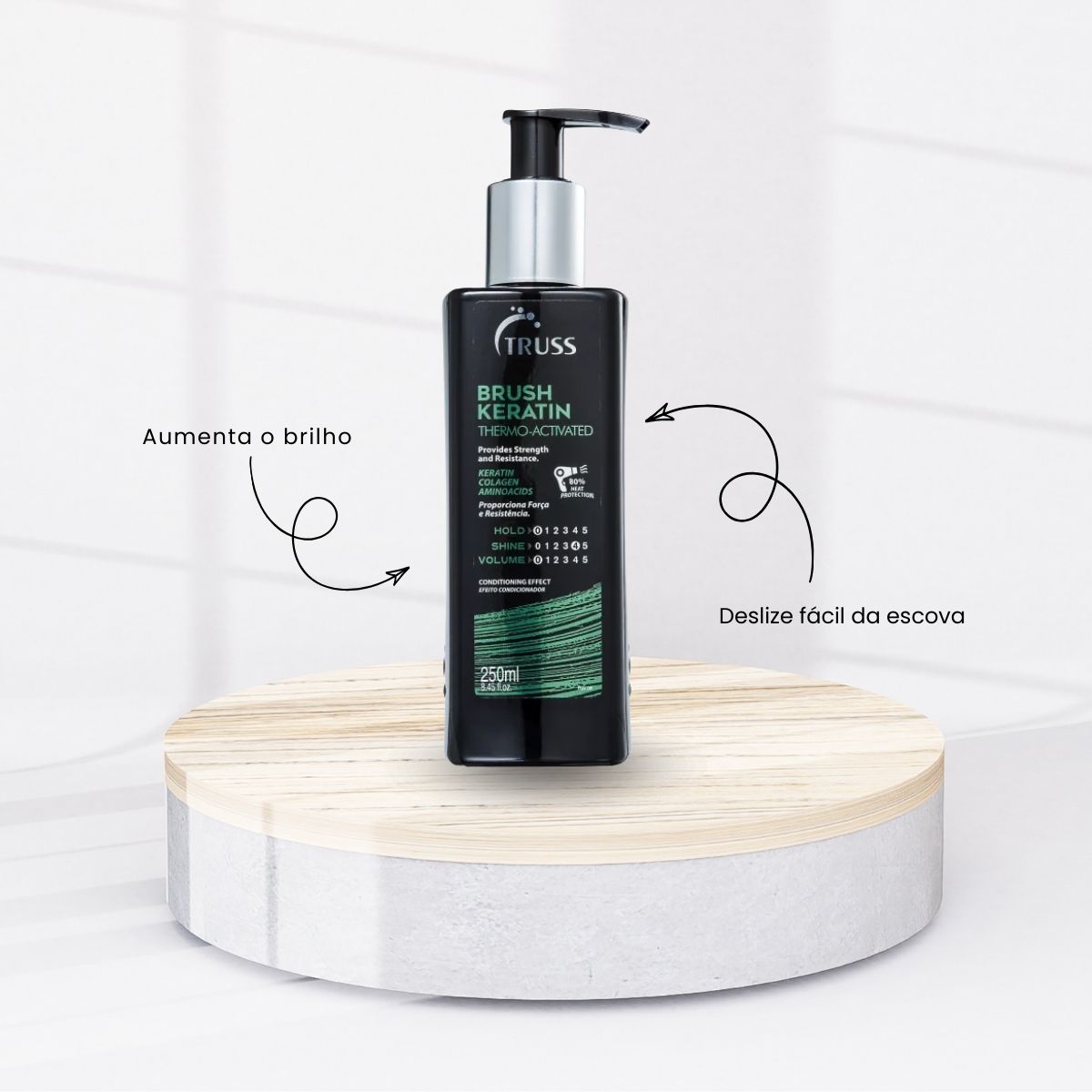 Kit Truss Brush 3 Leave-in Reconstrutor 250 ml