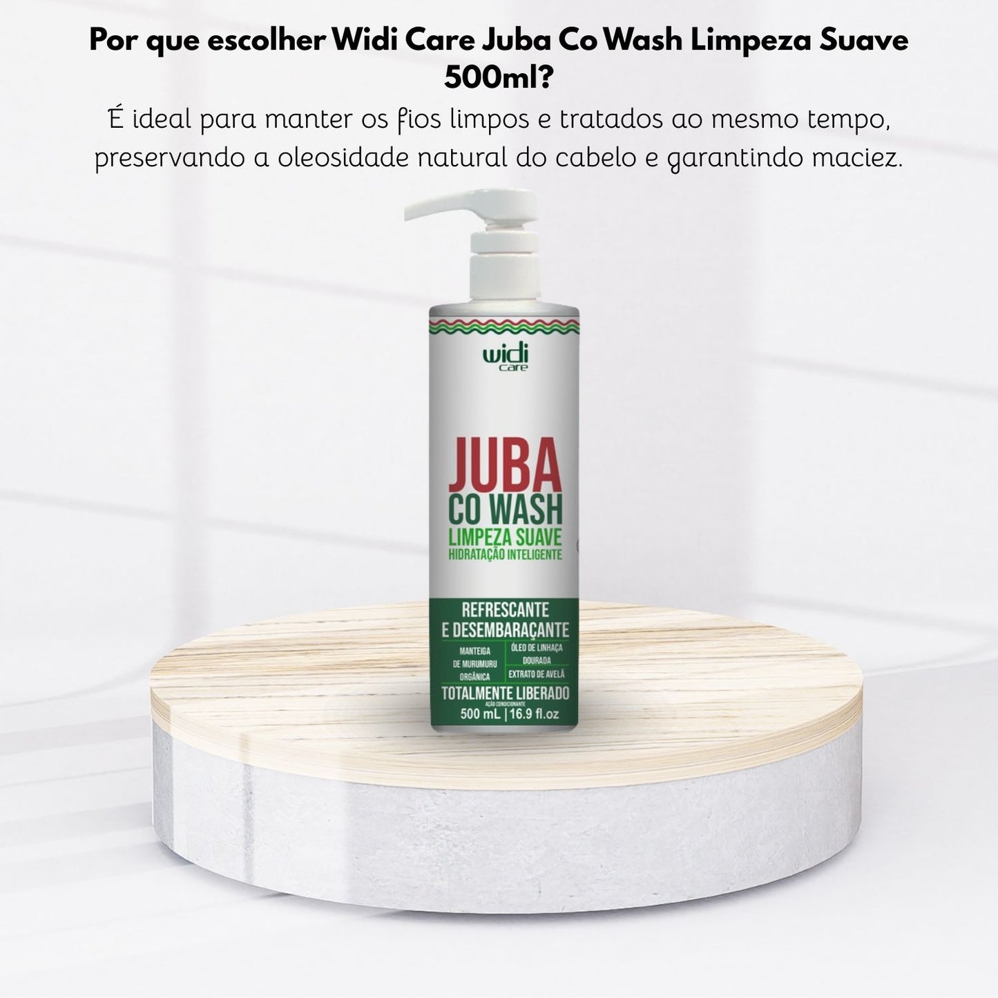 Widi Care Juba Co Wash Limpeza Suave 500 ml
