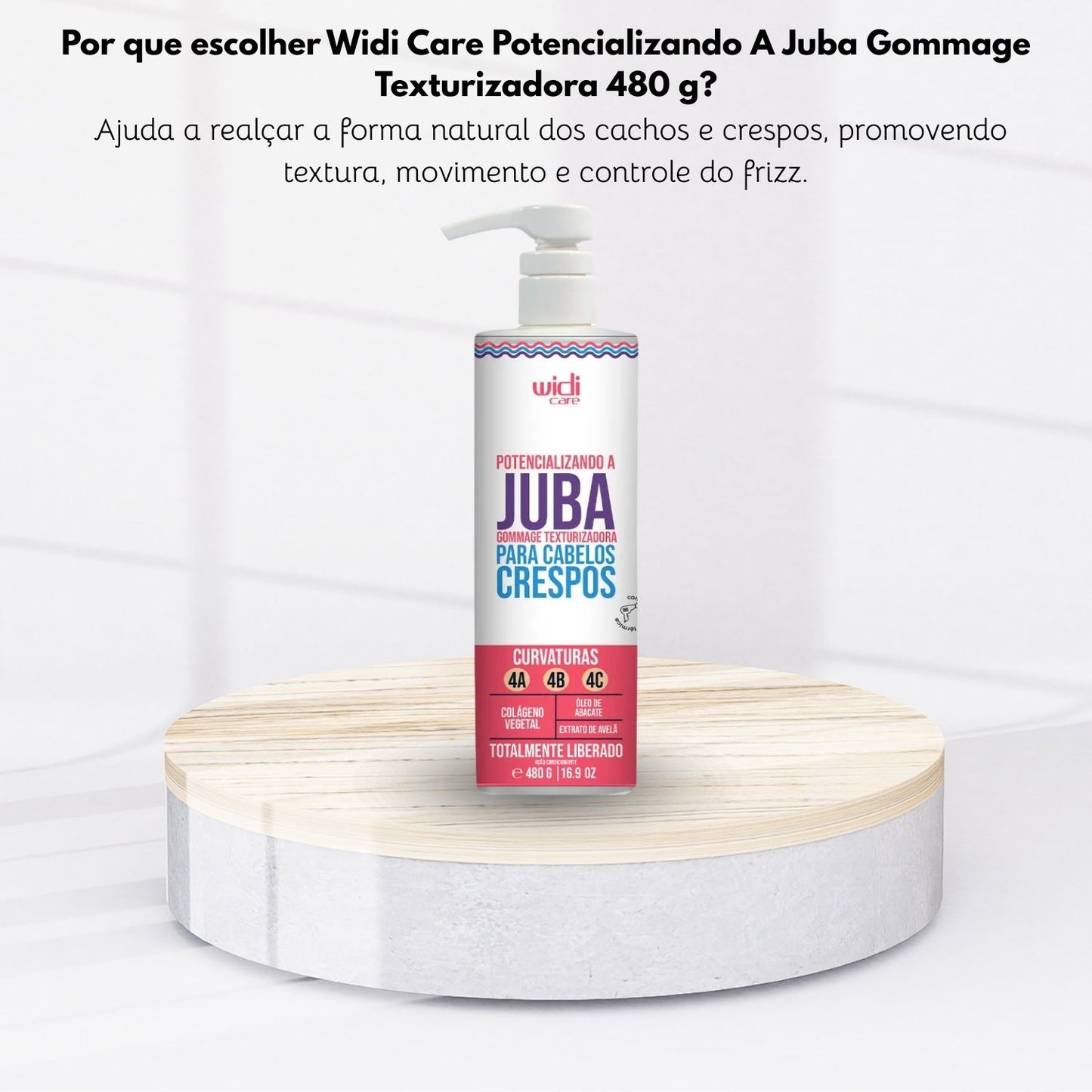 Widi Care Potencializando A Juba Gommage Texturizadora 480 g