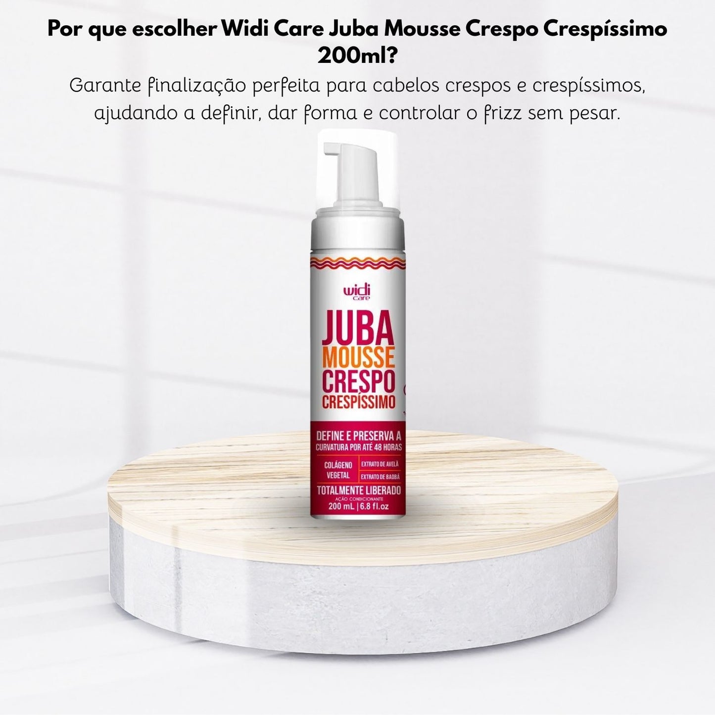 Widi Care Juba Mousse Crespo Crespíssimo 200ml