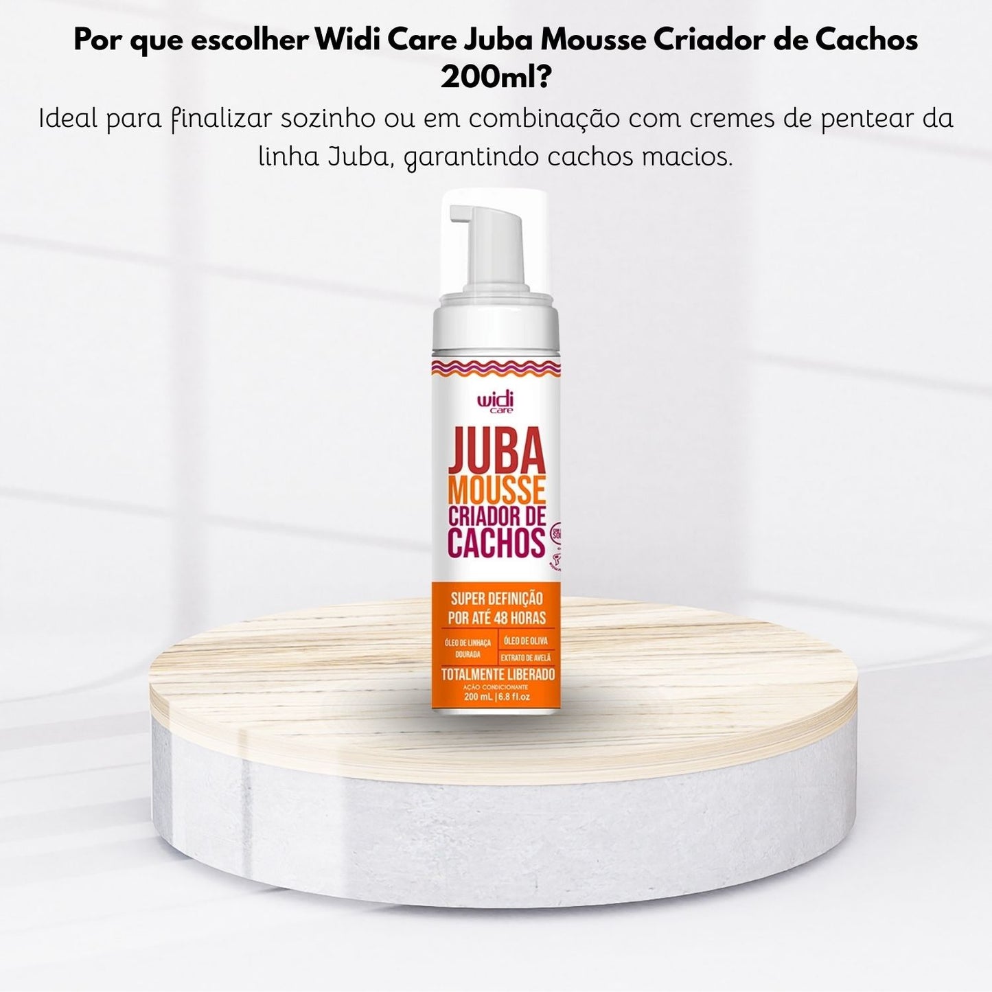 Widi Care Juba Mousse Criador de Cachos 200ml