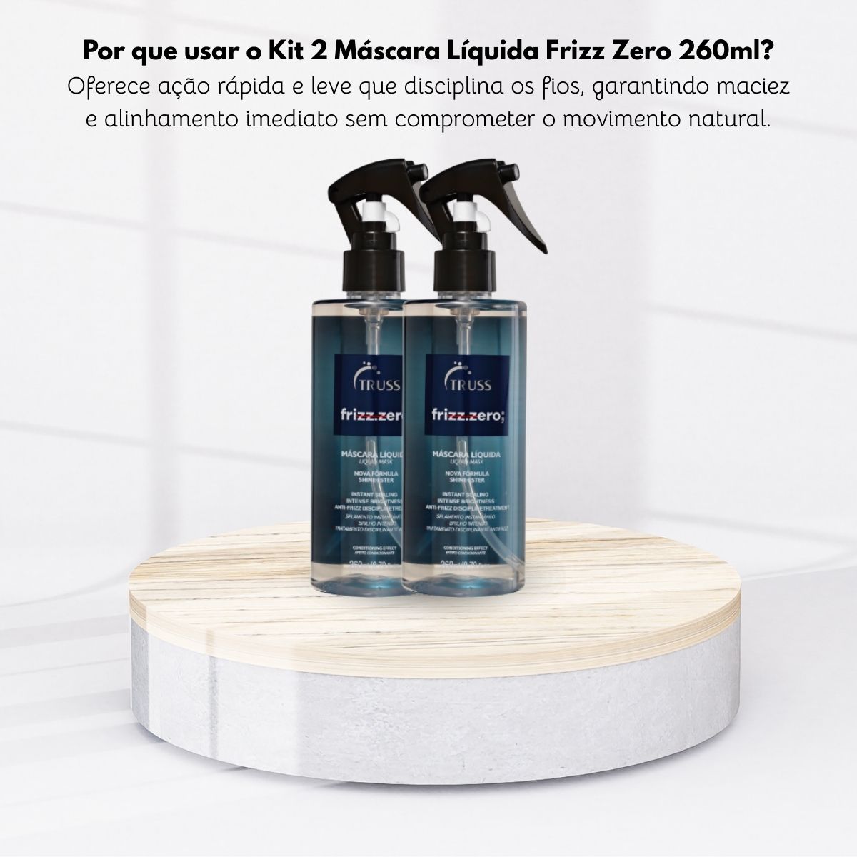 Kit Truss Frizz Zero 2 Leave-In 260 ml