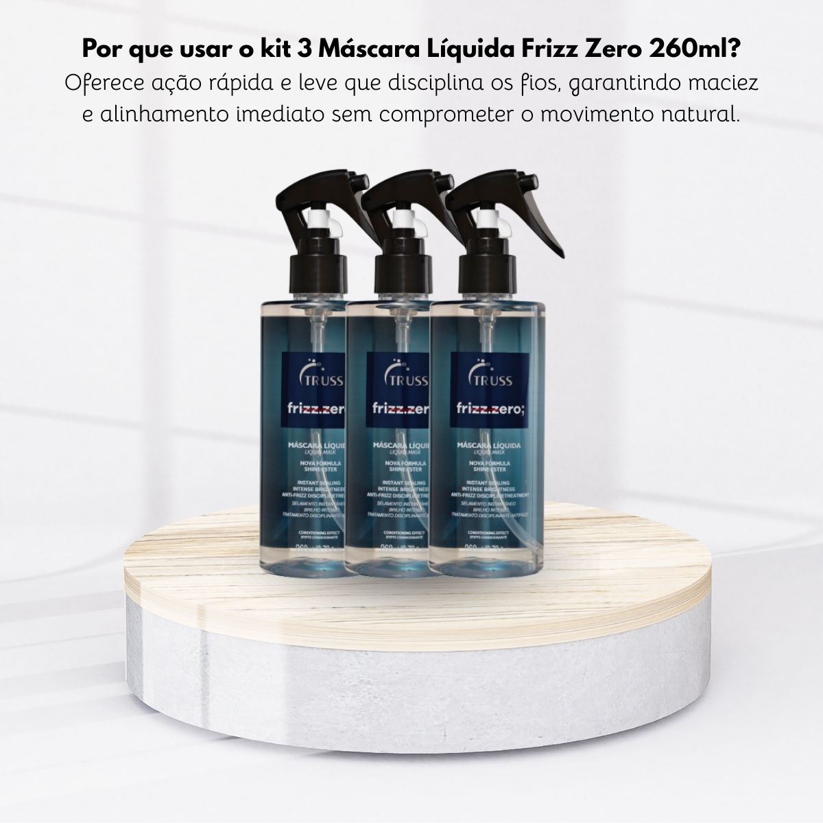 Kit Truss Frizz Zero 3 Leave-In 260 ml