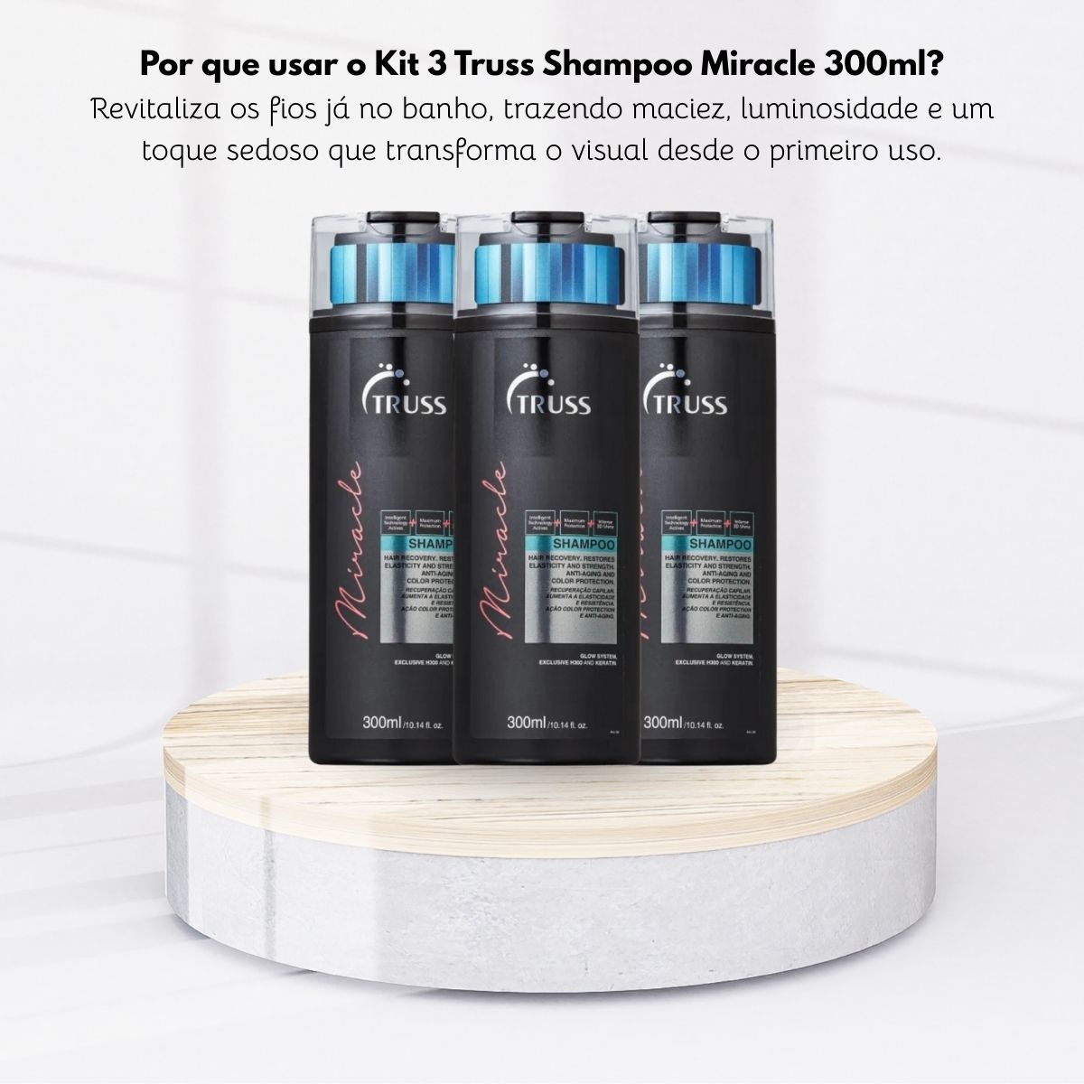 Kit Truss Miracle 3 Shampoo 300 ml