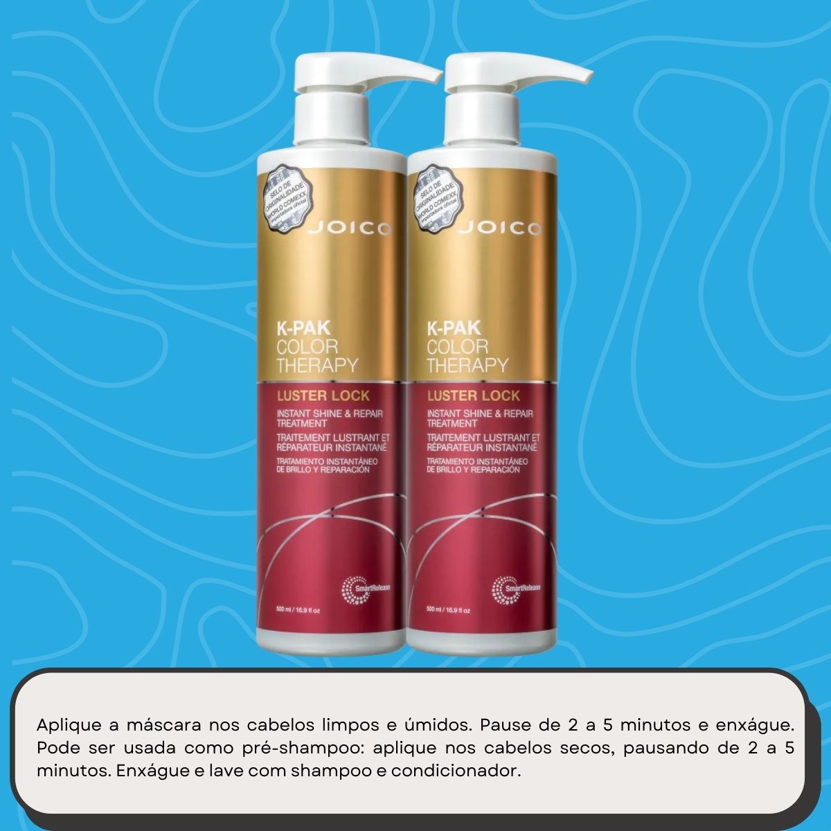 Kit Joico K-PAK Color Therapy Luster Lock 2 Máscara 500 ml