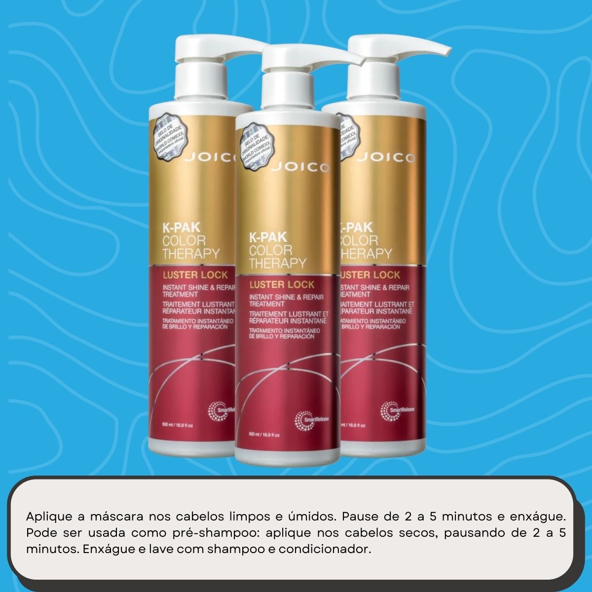 Kit Joico K-PAK Color Therapy Luster Lock 3 Máscara 500 ml