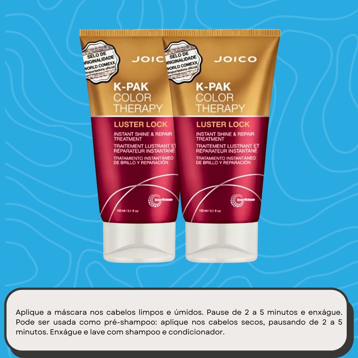 Kit Joico K-PAK Color Therapy Luster Lock 2 Máscara 150 ml