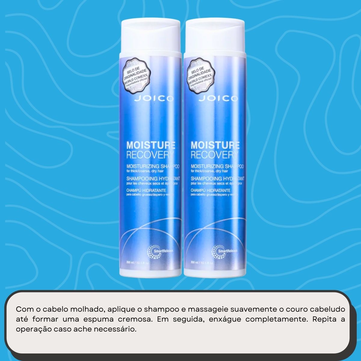 Kit Joico Moisture Recovery Smart Release 2 Shampoo 300 ml