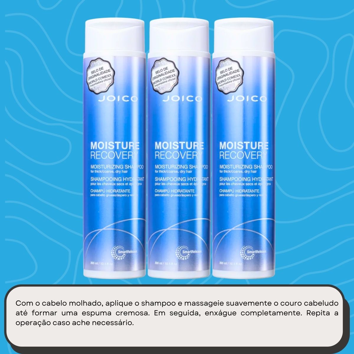 Kit Joico Moisture Recovery Smart Release 3 Shampoo 300 ml