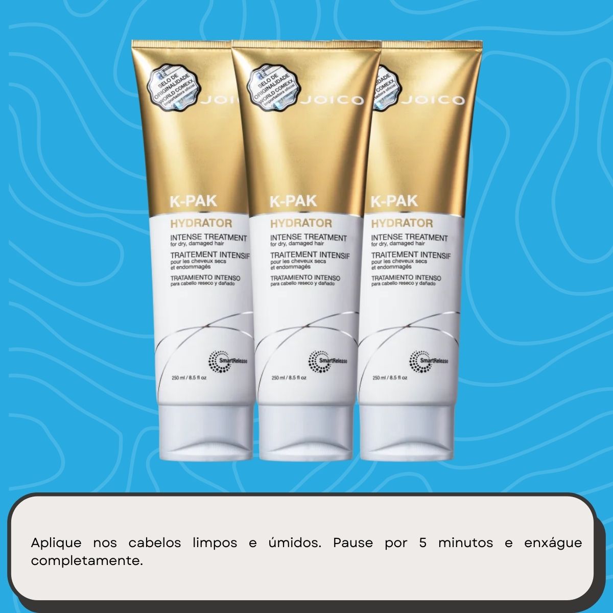 Kit Joico K-PAK Intense Hydrator 3 Máscara 250 ml