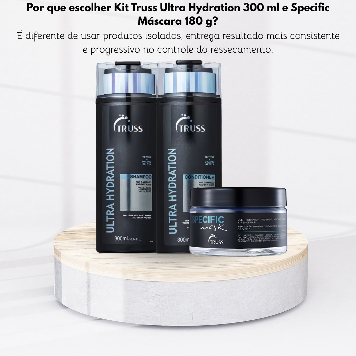 Kit Truss Ultra Hydration 300 ml e Specific Máscara 180 g