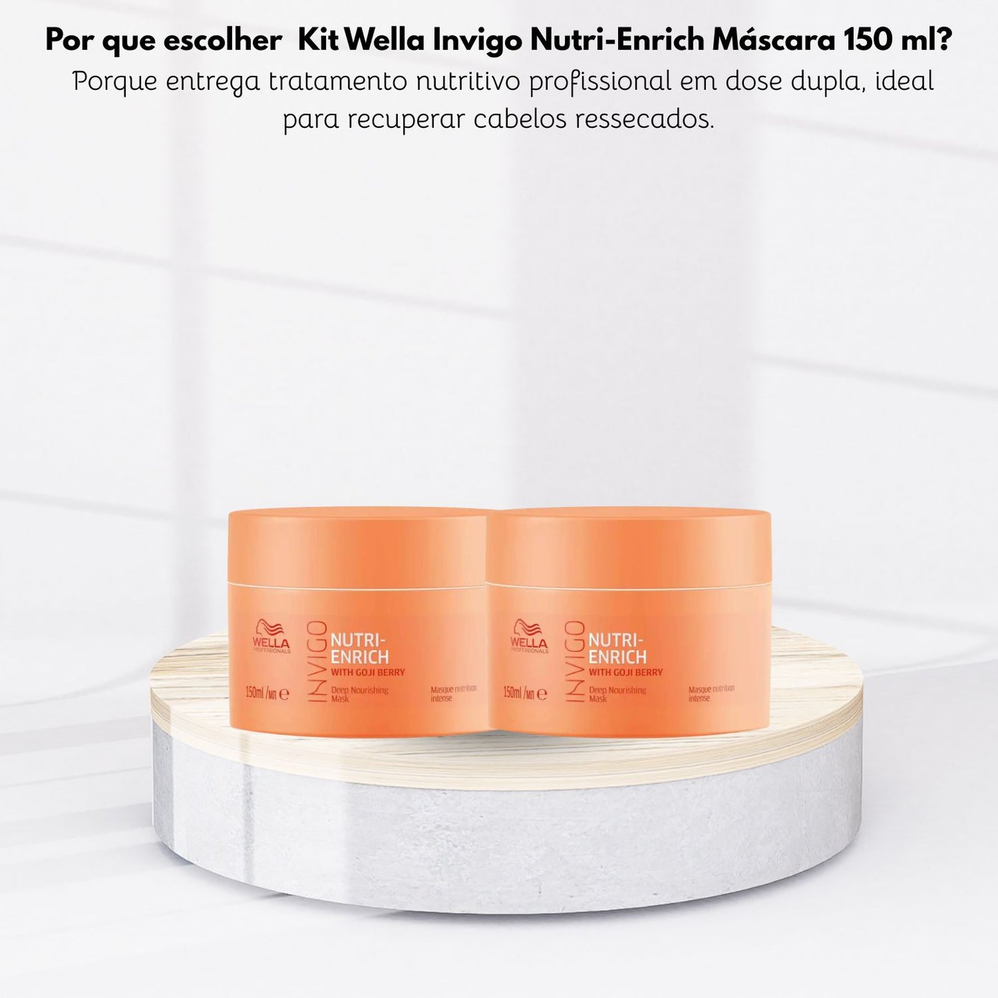 Kit Wella Invigo Nutri-Enrich 2 Máscara 150 ml
