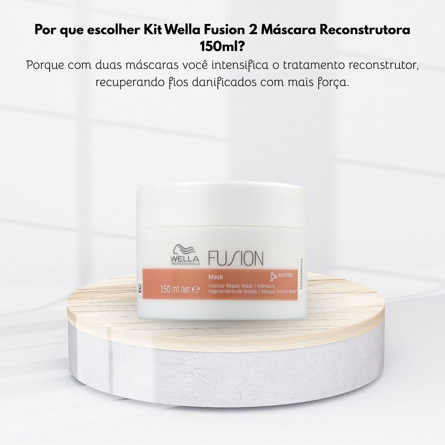Kit Wella Fusion 2 Máscara Reconstrutora 150 ml