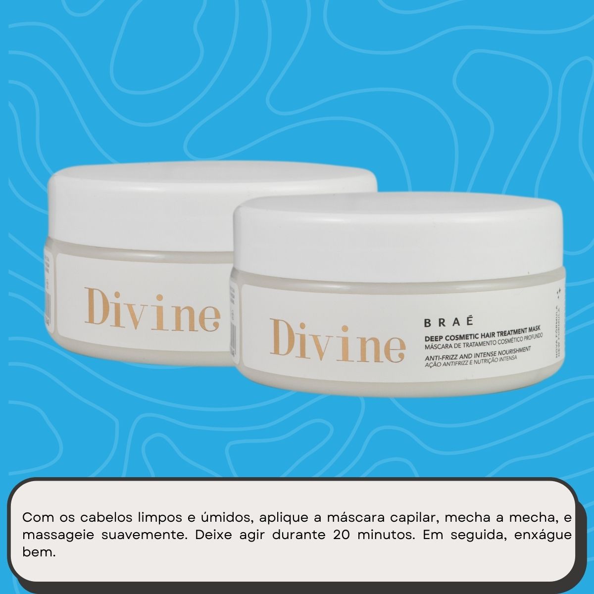 Kit Braé Divine 2 Máscara Capilar 200 g