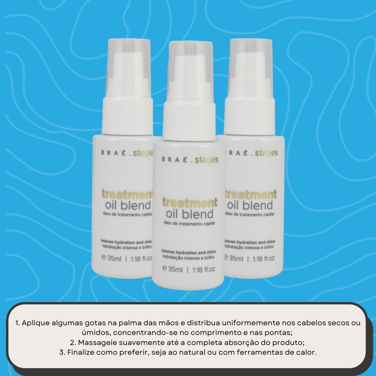 Kit Braé Stages Treatment 3 Oil Blend 35 ml