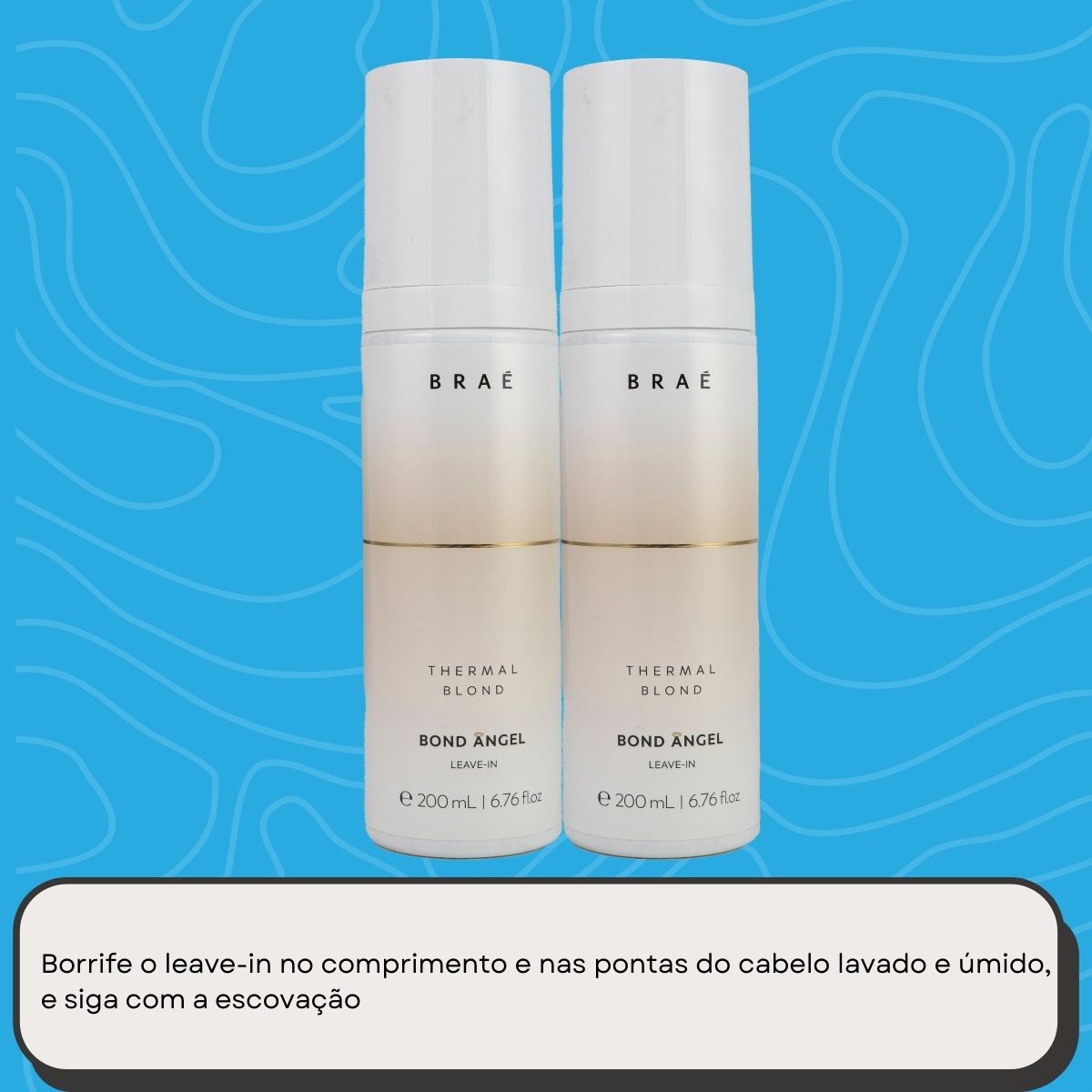 Kit Braé Bond Angel Thermal Blond 2 Leave-in Matizador 200 ml