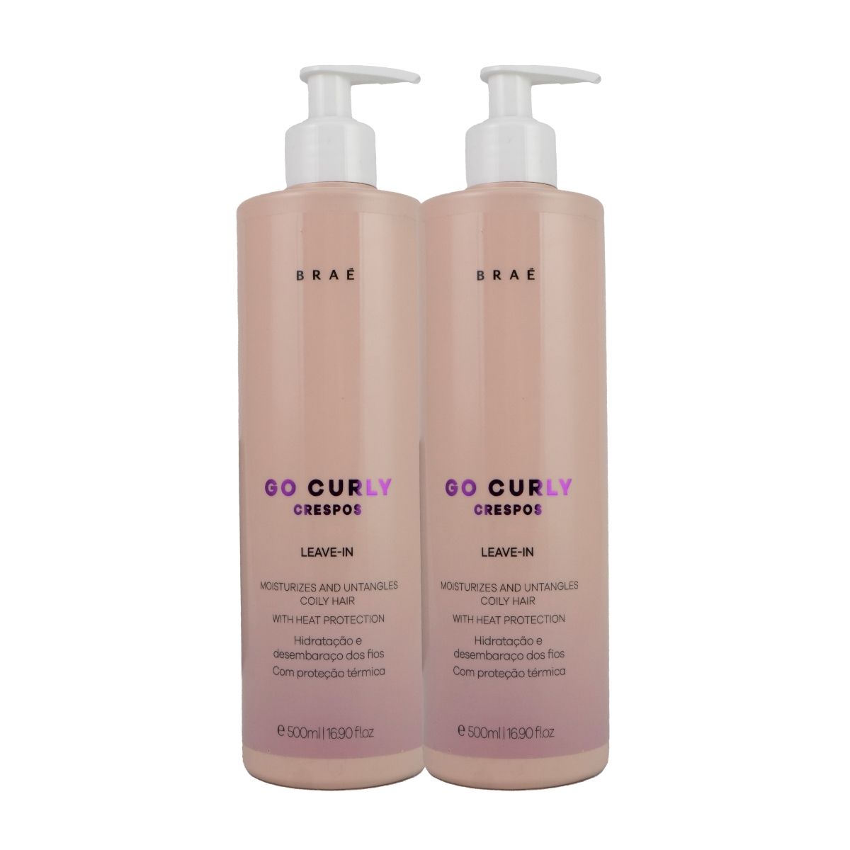 Kit Braé Go Curly Crespos 2 Leave-in 500 ml