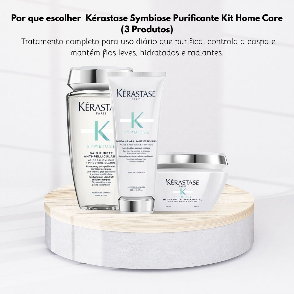 Kit Kérastase Symbiose Purificante Home Care (3 Produtos)