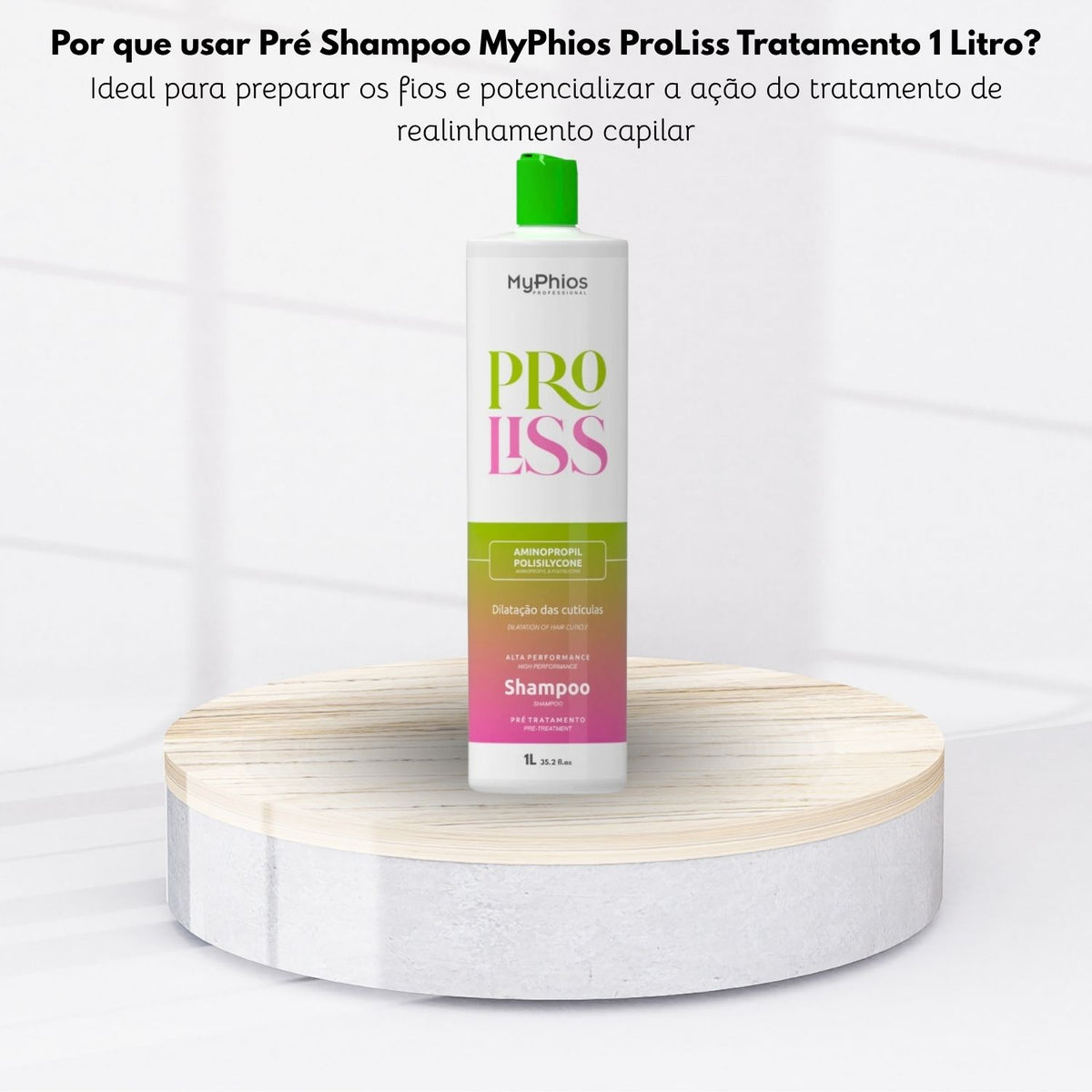 Pré Shampoo MyPhios ProLiss Tratamento 1 Litro