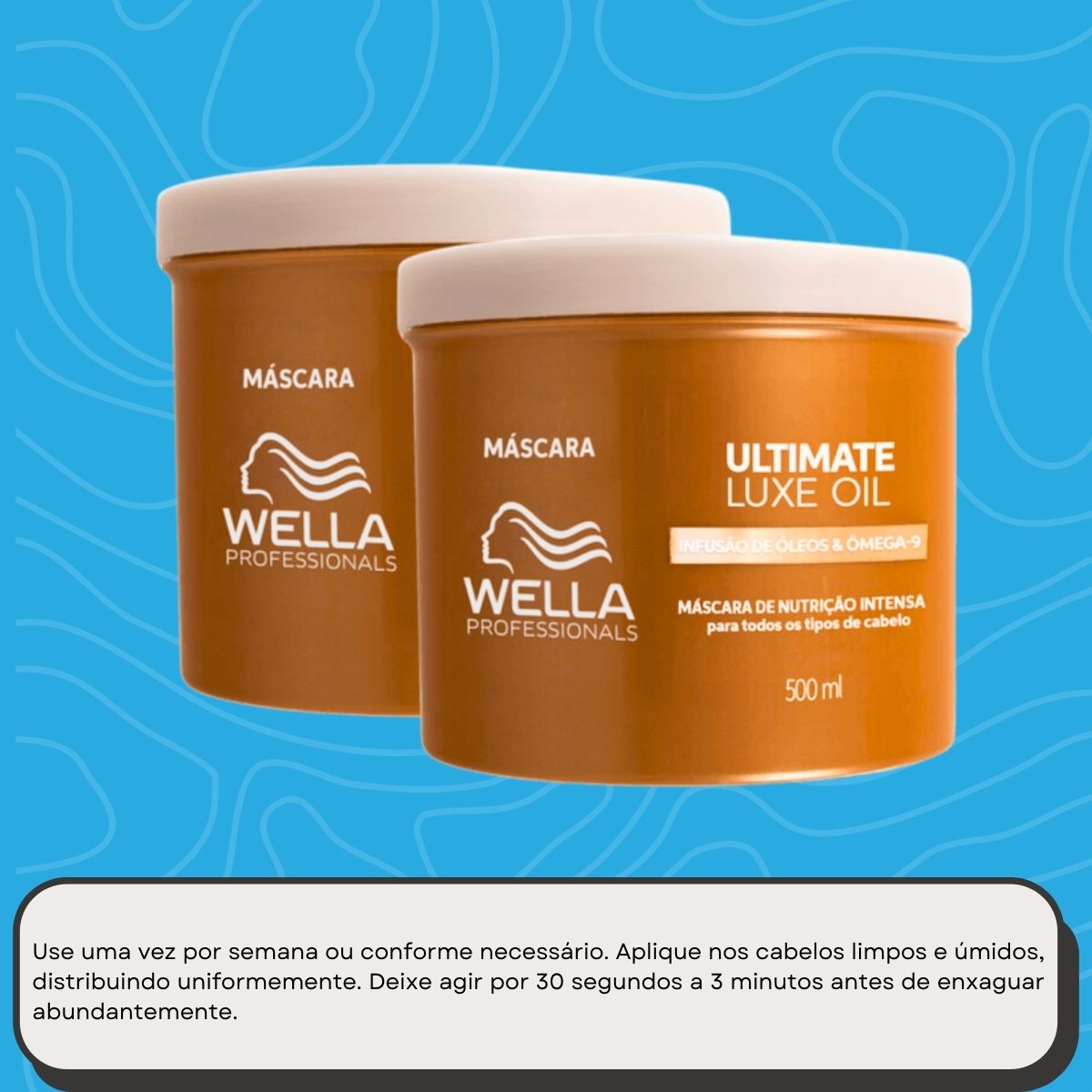 Kit Wella Ultimate Luxe Oil 2 Máscara 500 ml