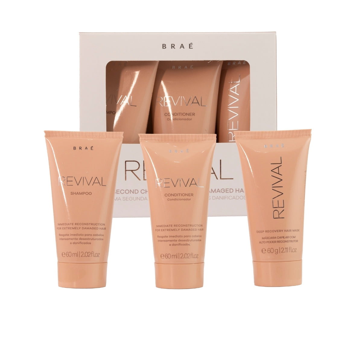 Kit Braé Revival Travel Size (3 Produtos) 60 ml