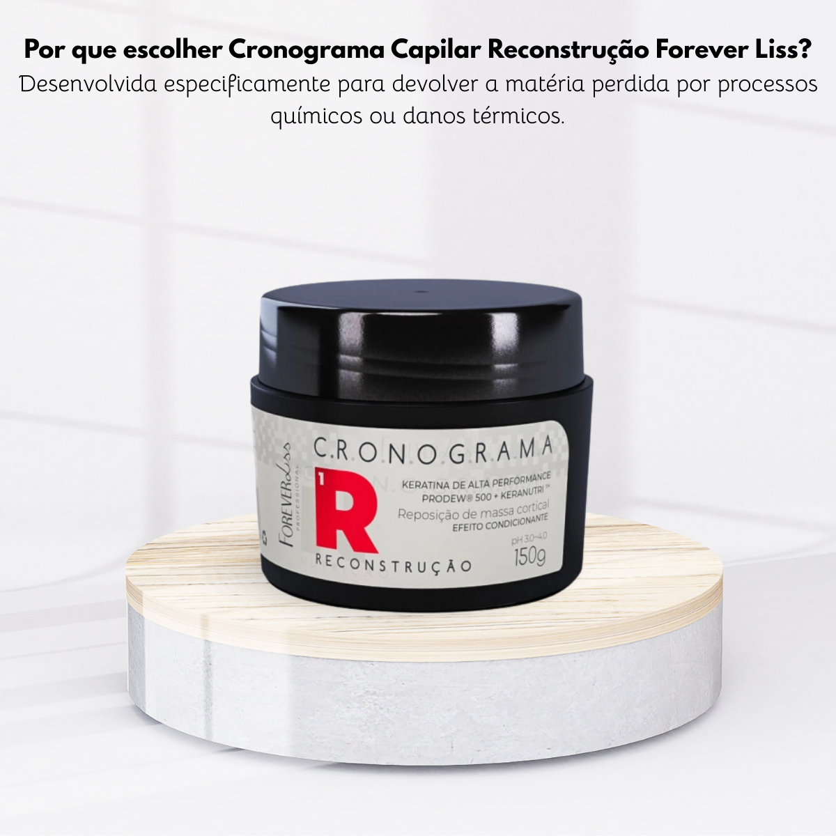 Máscara Forever Liss Cronograma Capilar De Reconstrucao 150 g